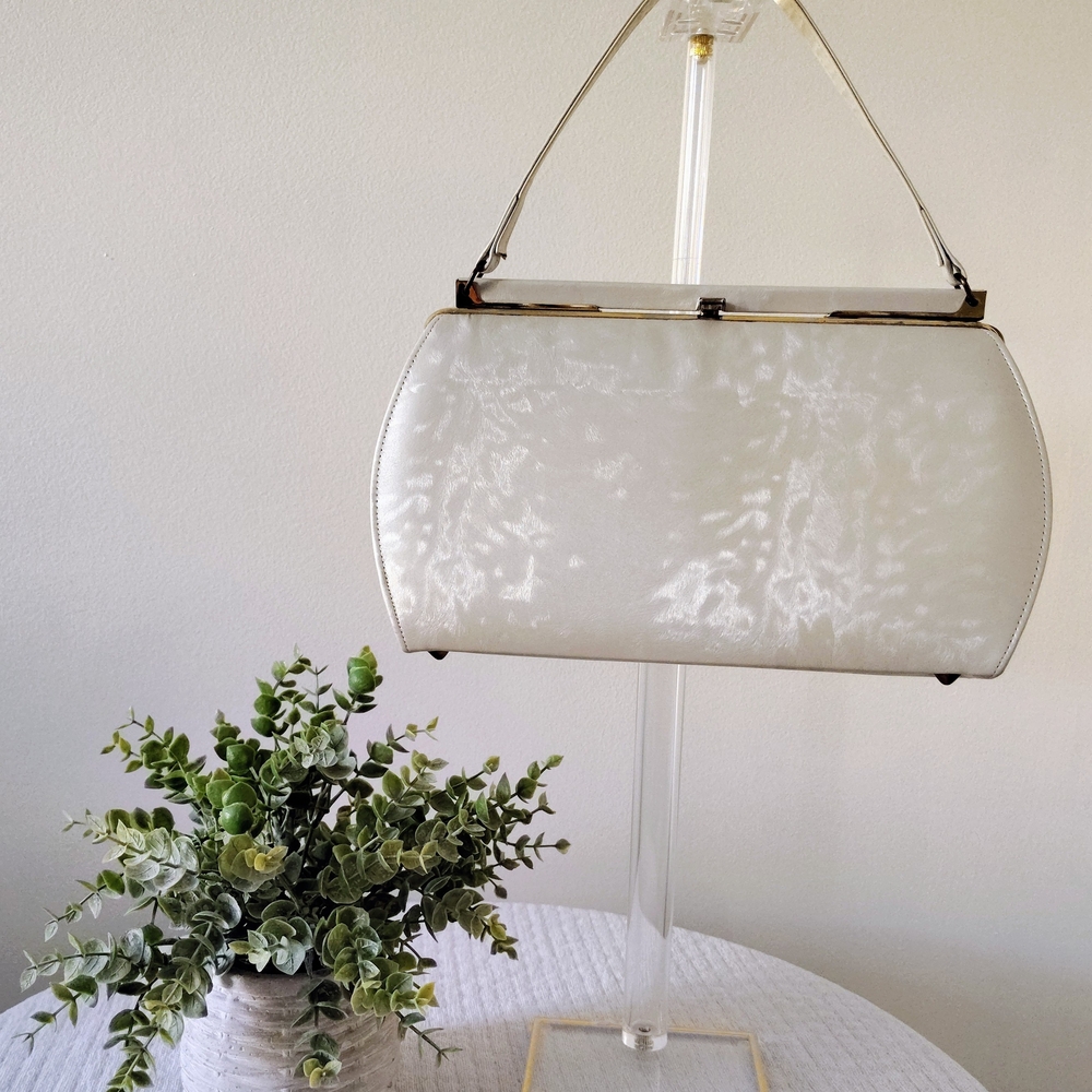 Vintage Melbourne Cream Handbag